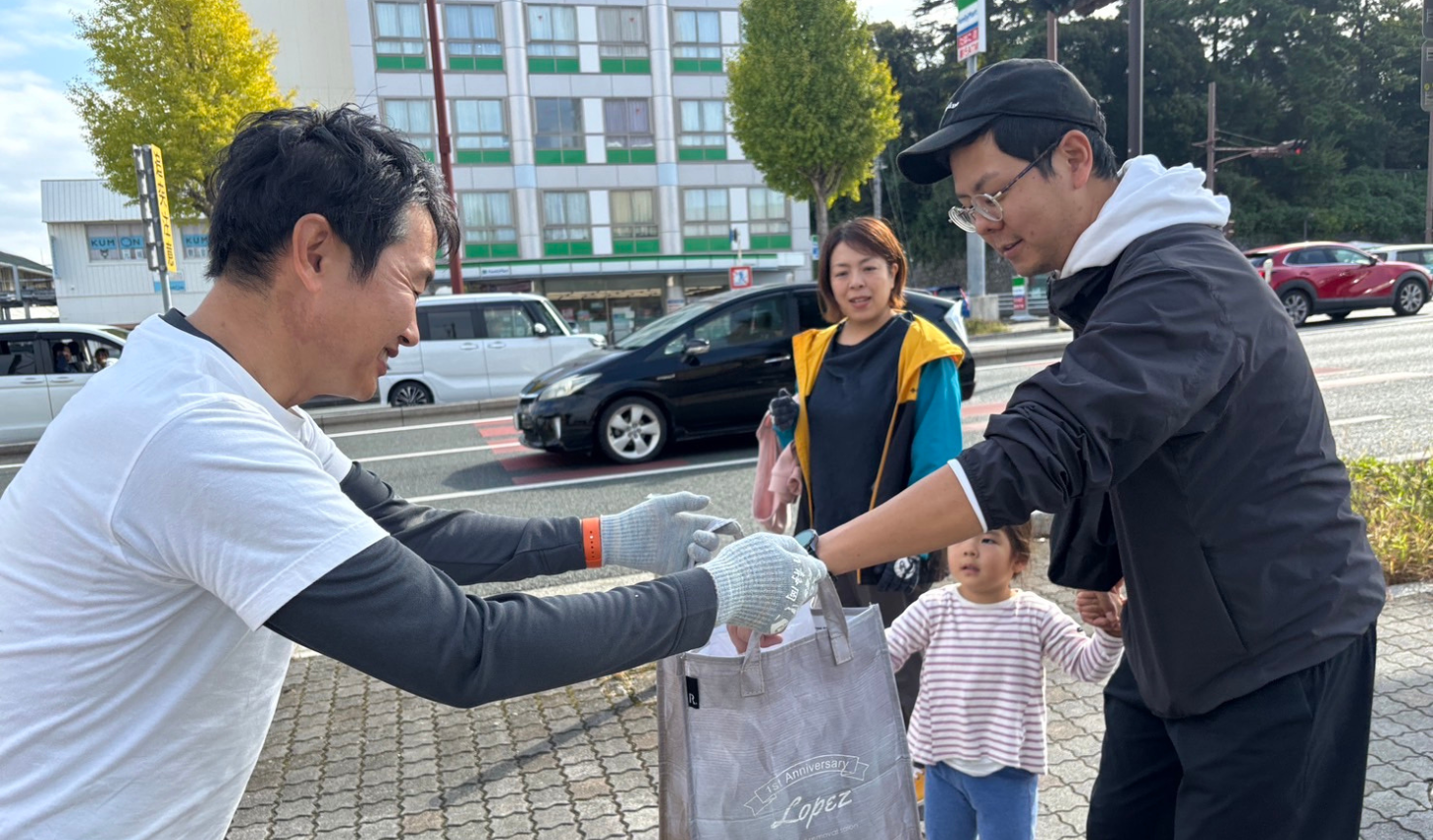 浜北プロギング風景